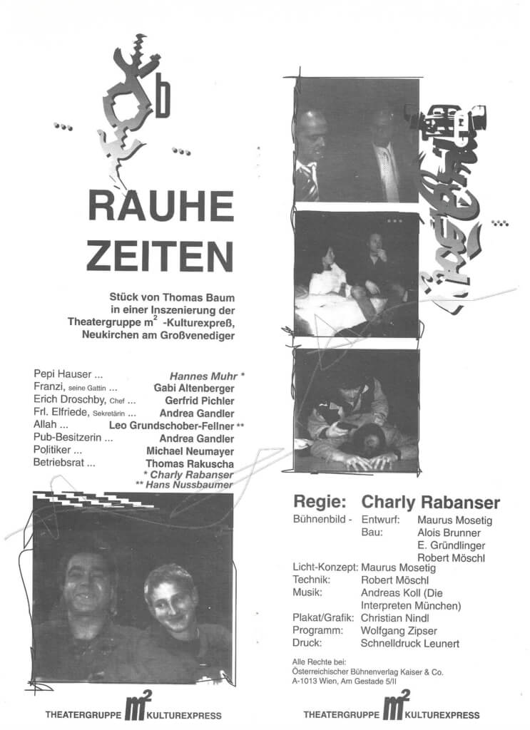 Rauhe Zeiten (November 1993)
