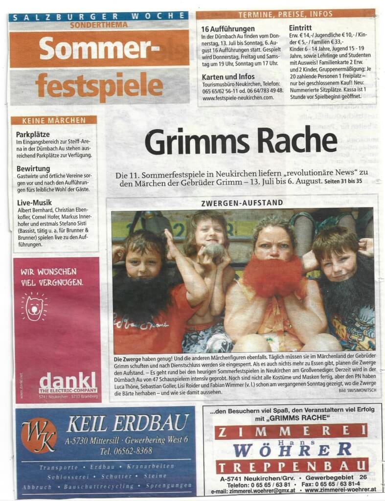 Grimms Rache Teil I (Juli 2006)