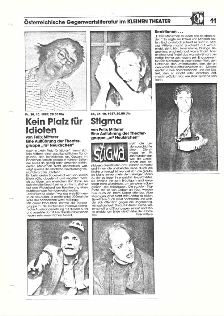 Stigma (Juni 1987)